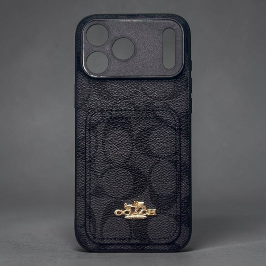 Luxe Card Holder Case – Midnight Noir