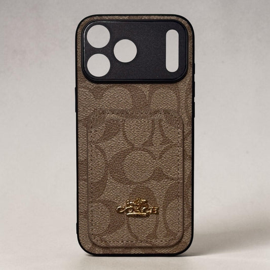 Luxe Card Holder Case – Toffee Noir