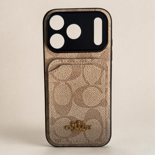 Luxe Card Holder Case – Honey Cream